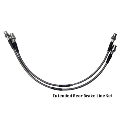 extended rear brake line set